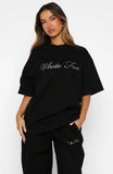 Make It Or Break It Oversized Tee Black