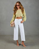 My Dearest Peasant Crop Top