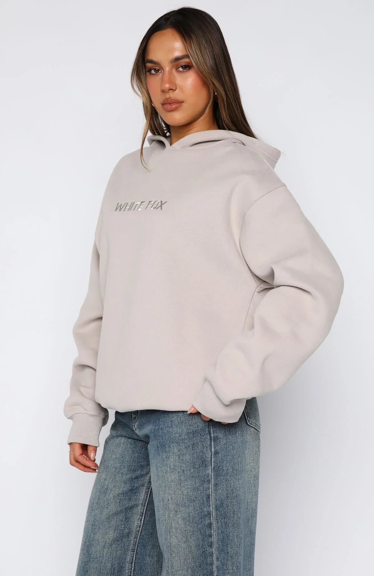 Stay Lifted Oversized Hoodie Moon
