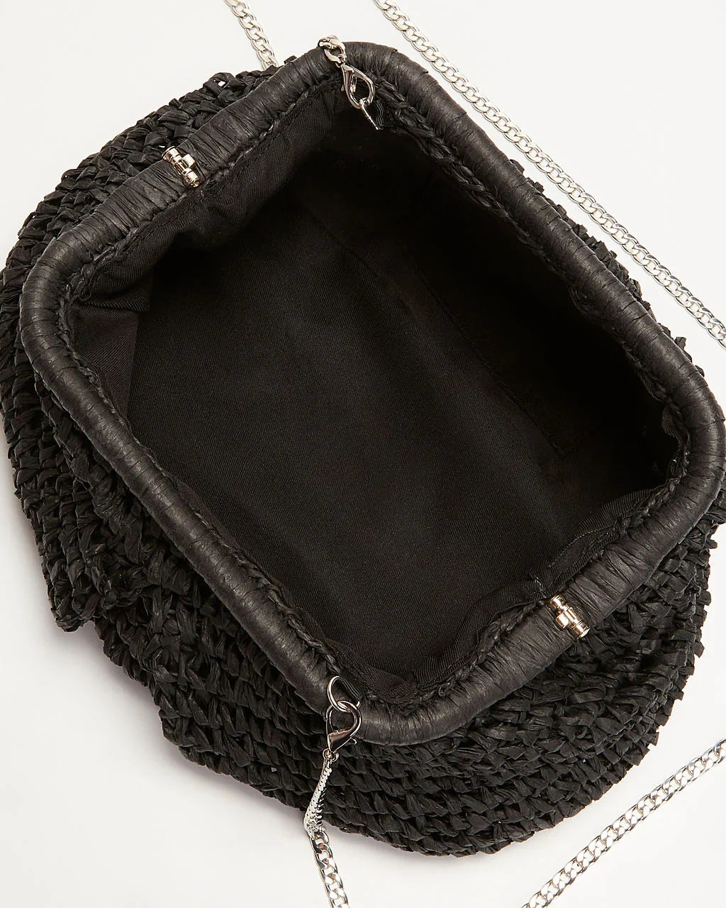 Poolside Straw Pouch Clutch