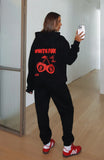 With Love In The Moment Sweatpants Black