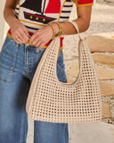 Zarae Woven Vegan Leather Tote Bag