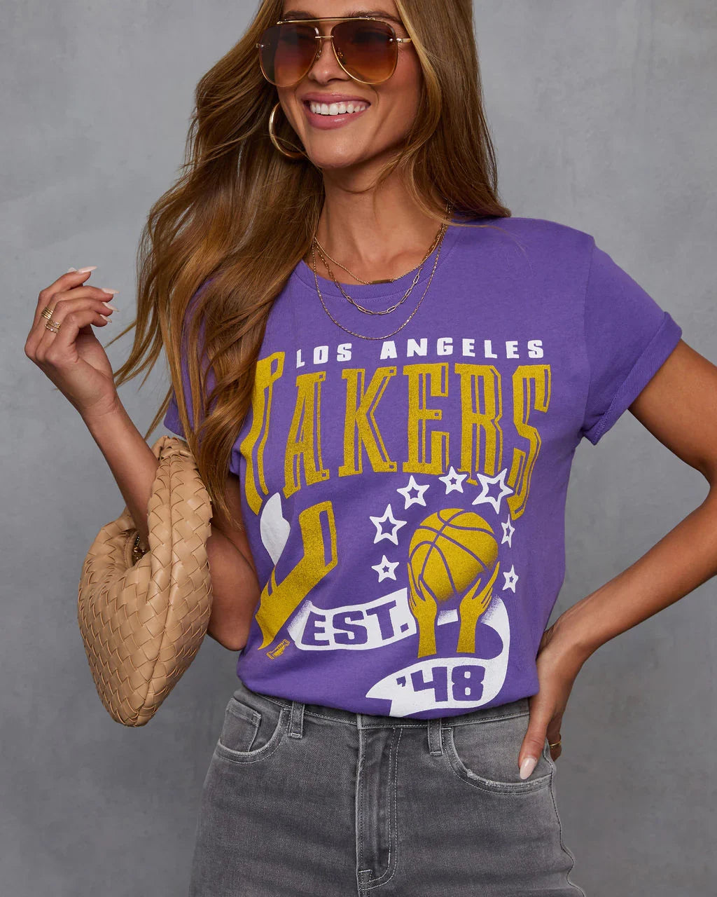 LA Lakers Short Sleeve Graphic Tee