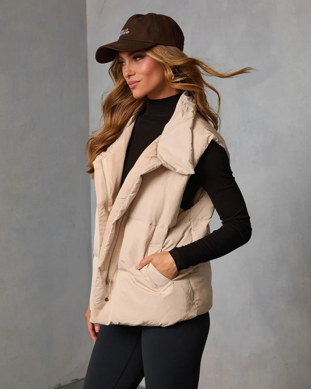 Anna Pocketed Puffer Vest