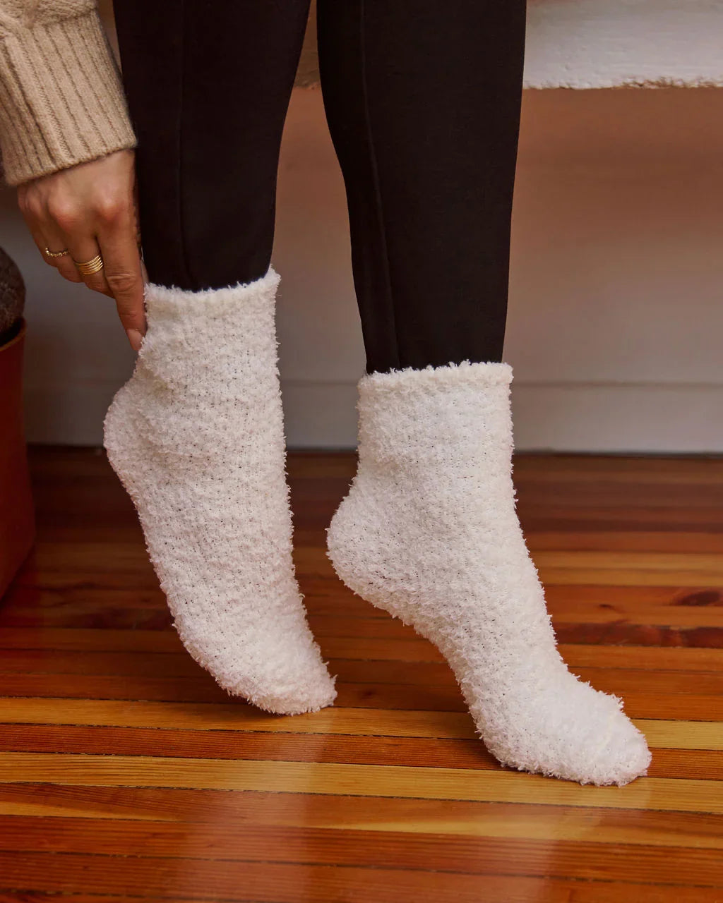 Snowed In Cozy Chenille Socks