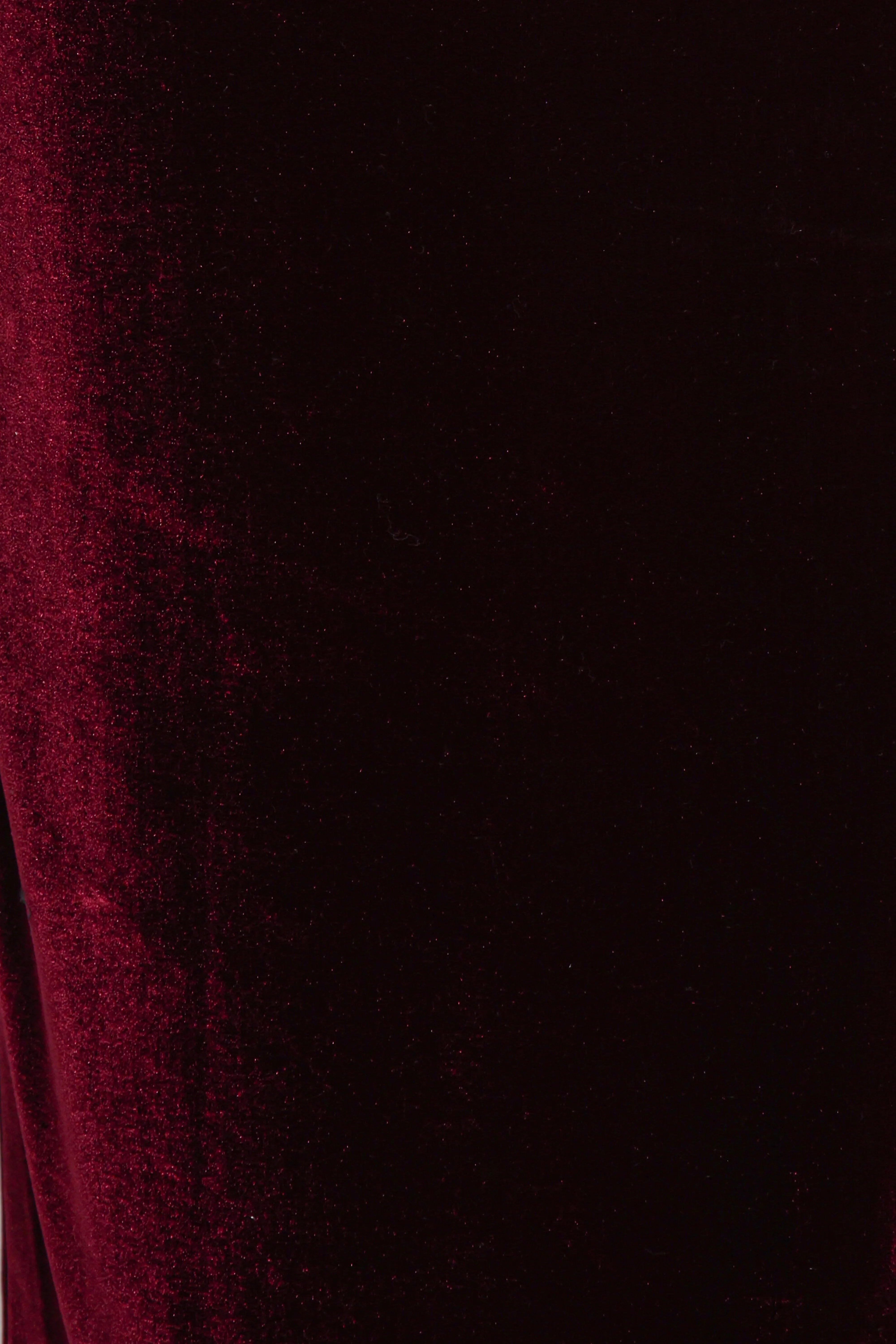 Hyatt Velvet Dress Burgundy