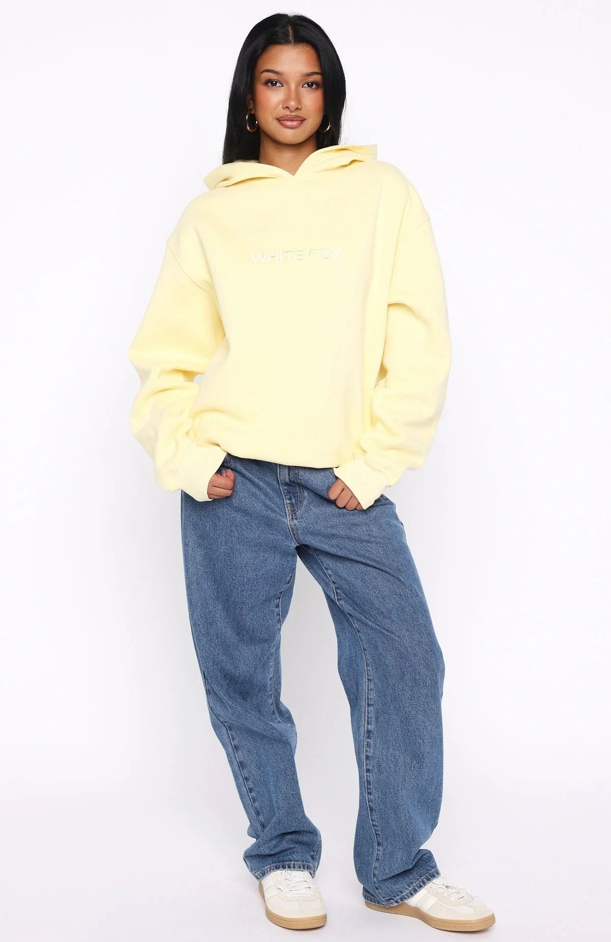 Stay Lifted Oversized Hoodie Lemon