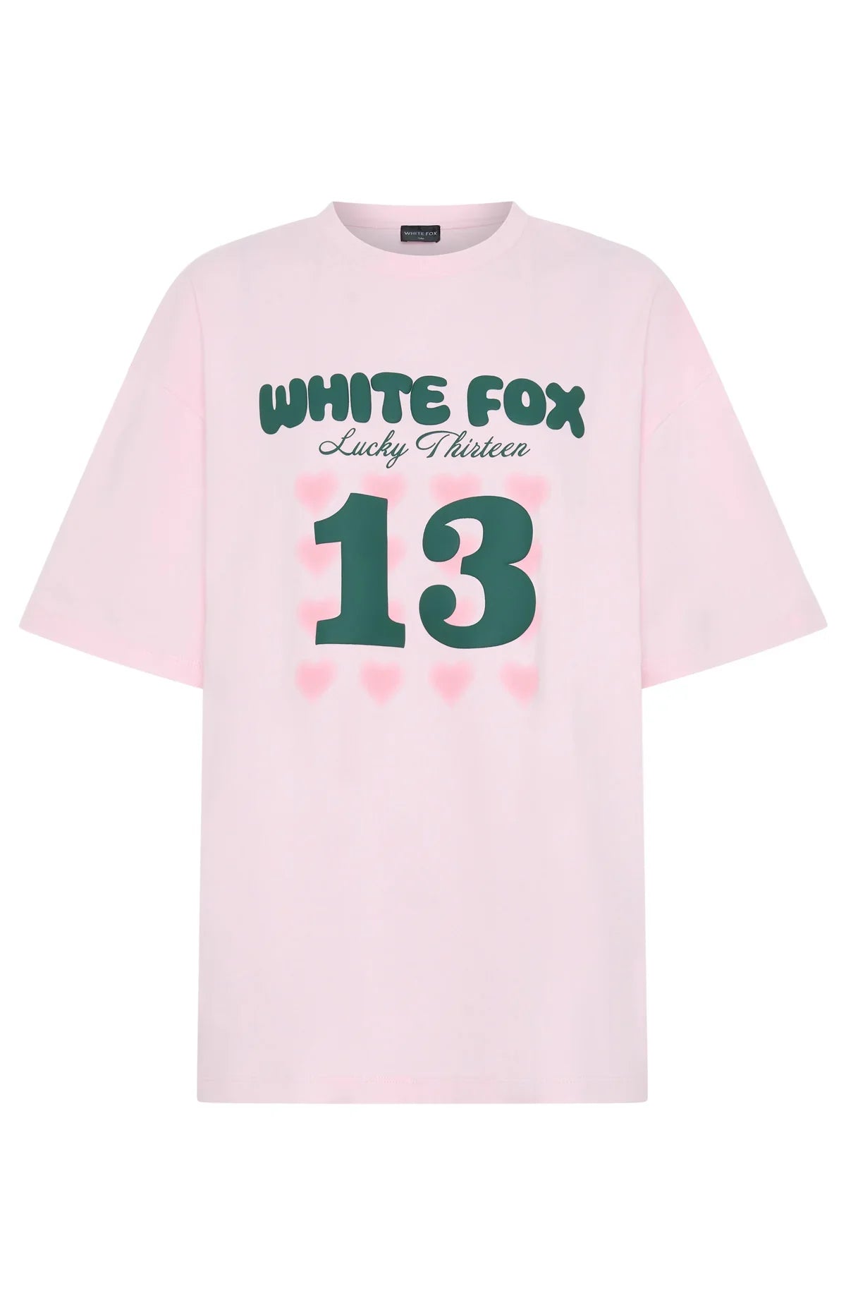 Lucky Thirteen Charise Oversized Tee Soft Pink