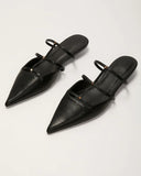 Corie Caged Leather Stud Flats