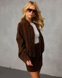 Cedar Sky Suede Jacket