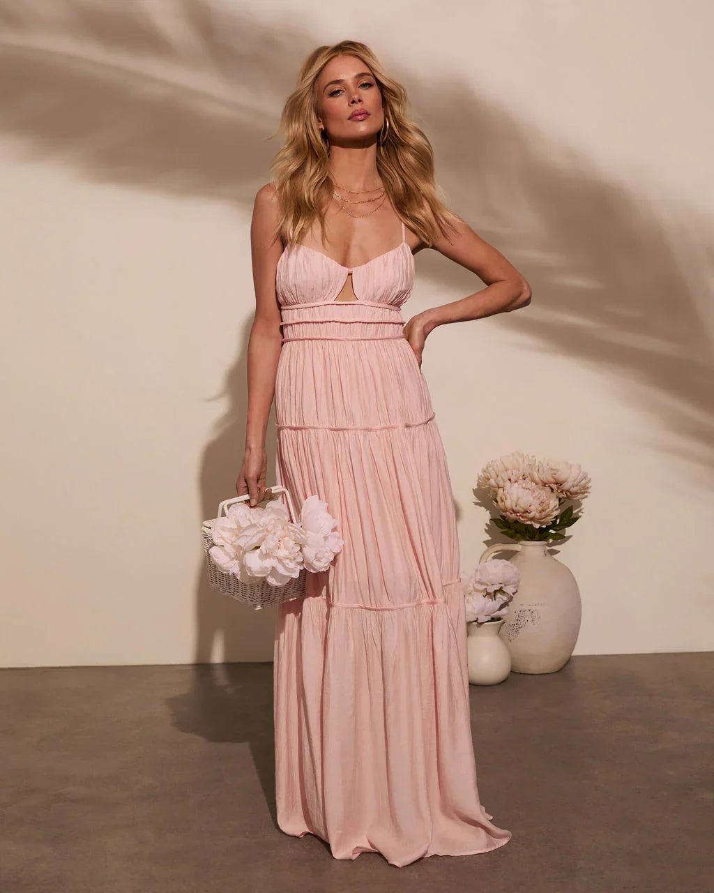 Poppy Ruched Maxi Dress
