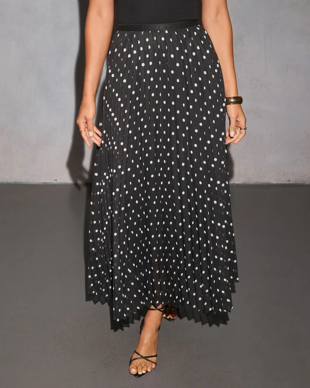 Korrina Polka Dot Midi Skirt