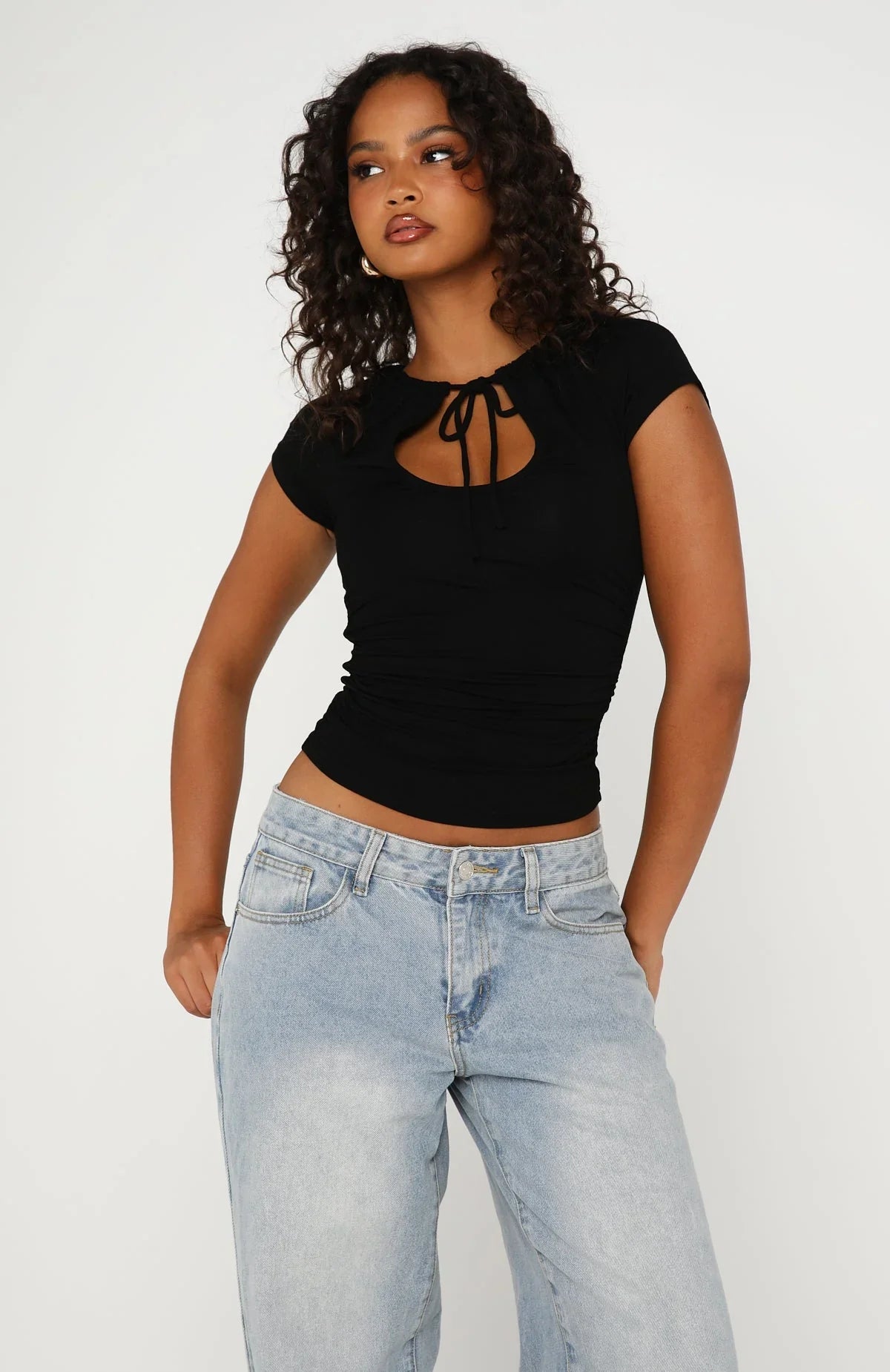 Love Is The Answer Top Black