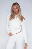Please Be Mine Knit Sweater Off White