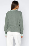 Touchdown Long Sleeve Tee Green Stripe