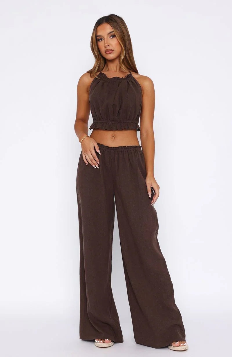 Take Me Away Pant Chocolate