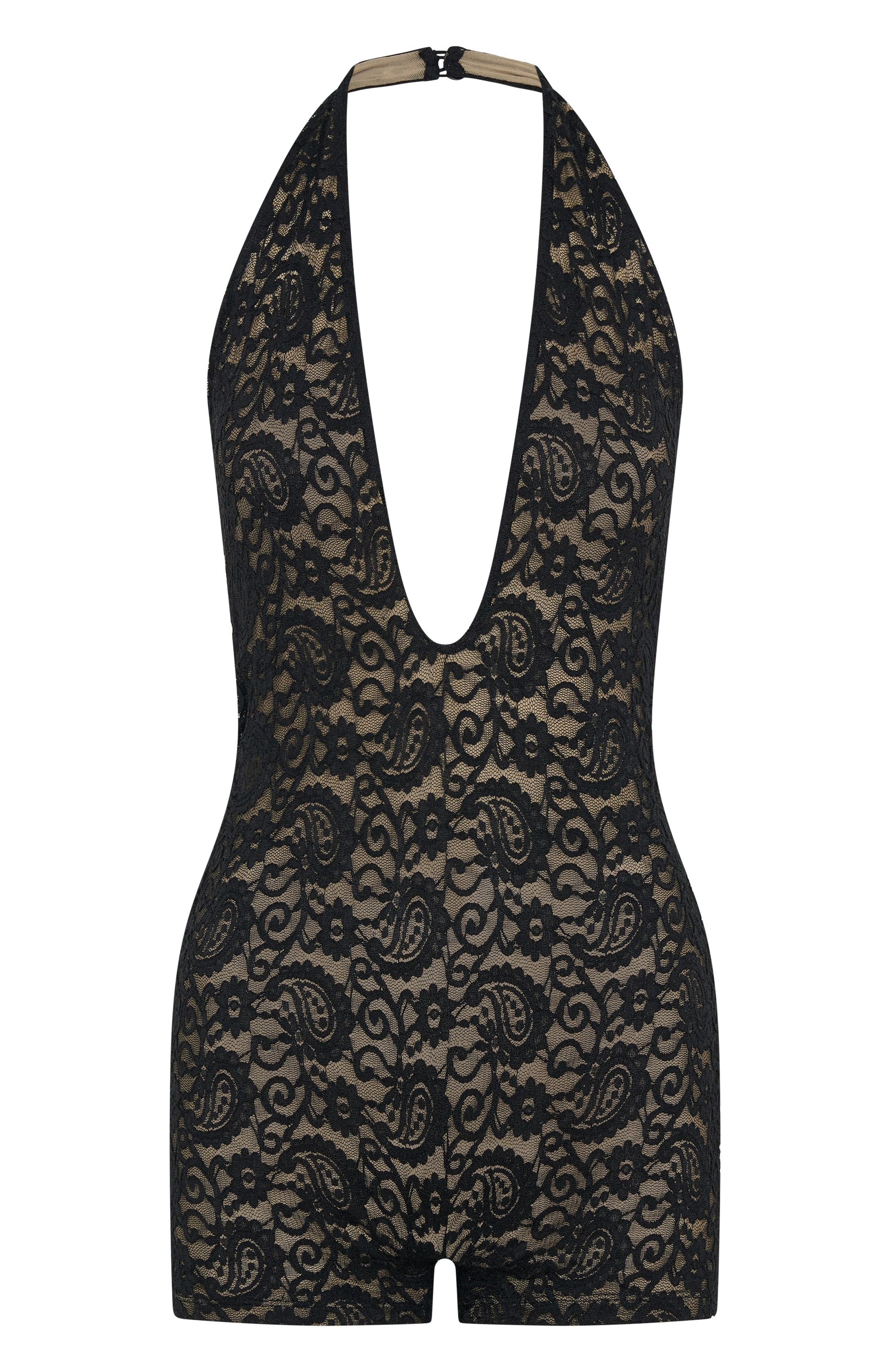 Runway Love Playsuit Black