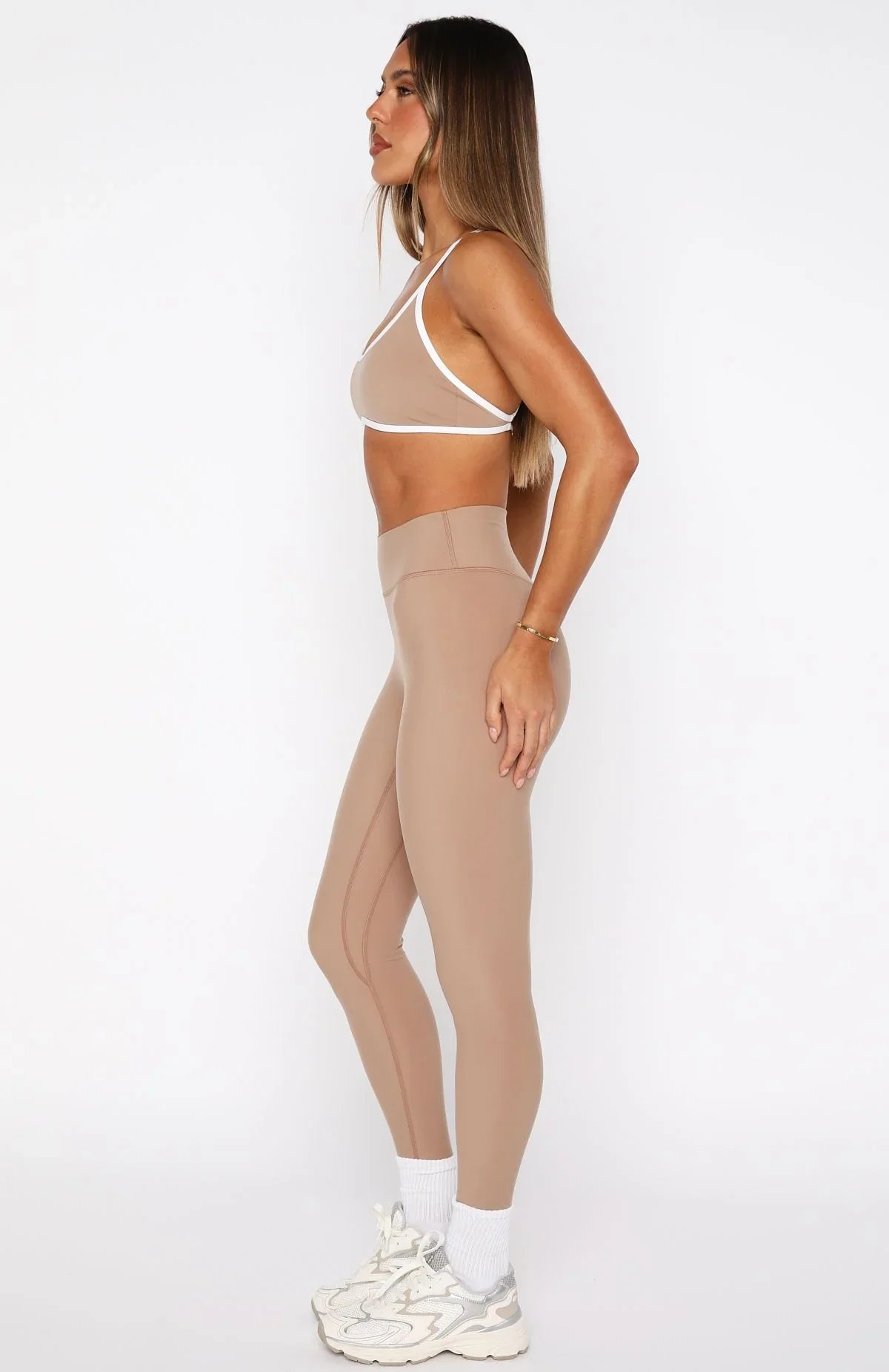 Go Getter High Waisted Leggings Caramel