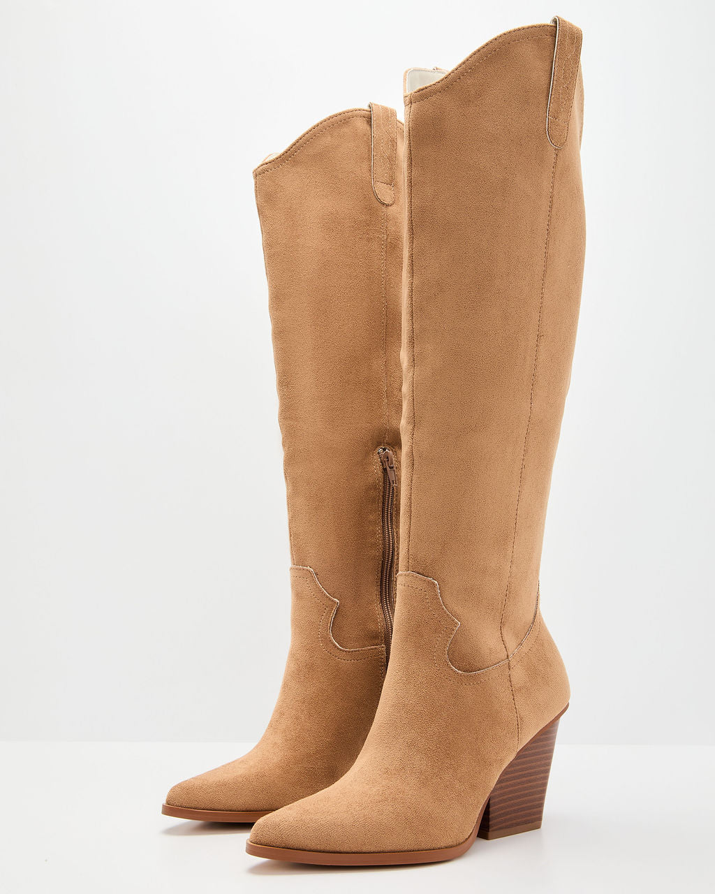Sandalwood Western Knee High Boots