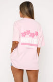 Tropic Time Oversized Tee Pink