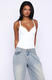 Feel Your Love Bodysuit White