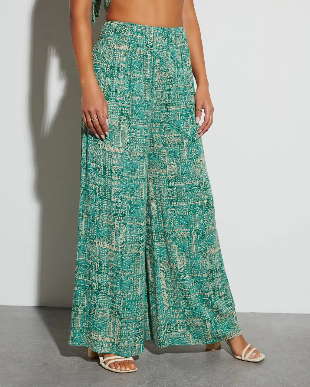 Nadia Printed Straight Leg Pants