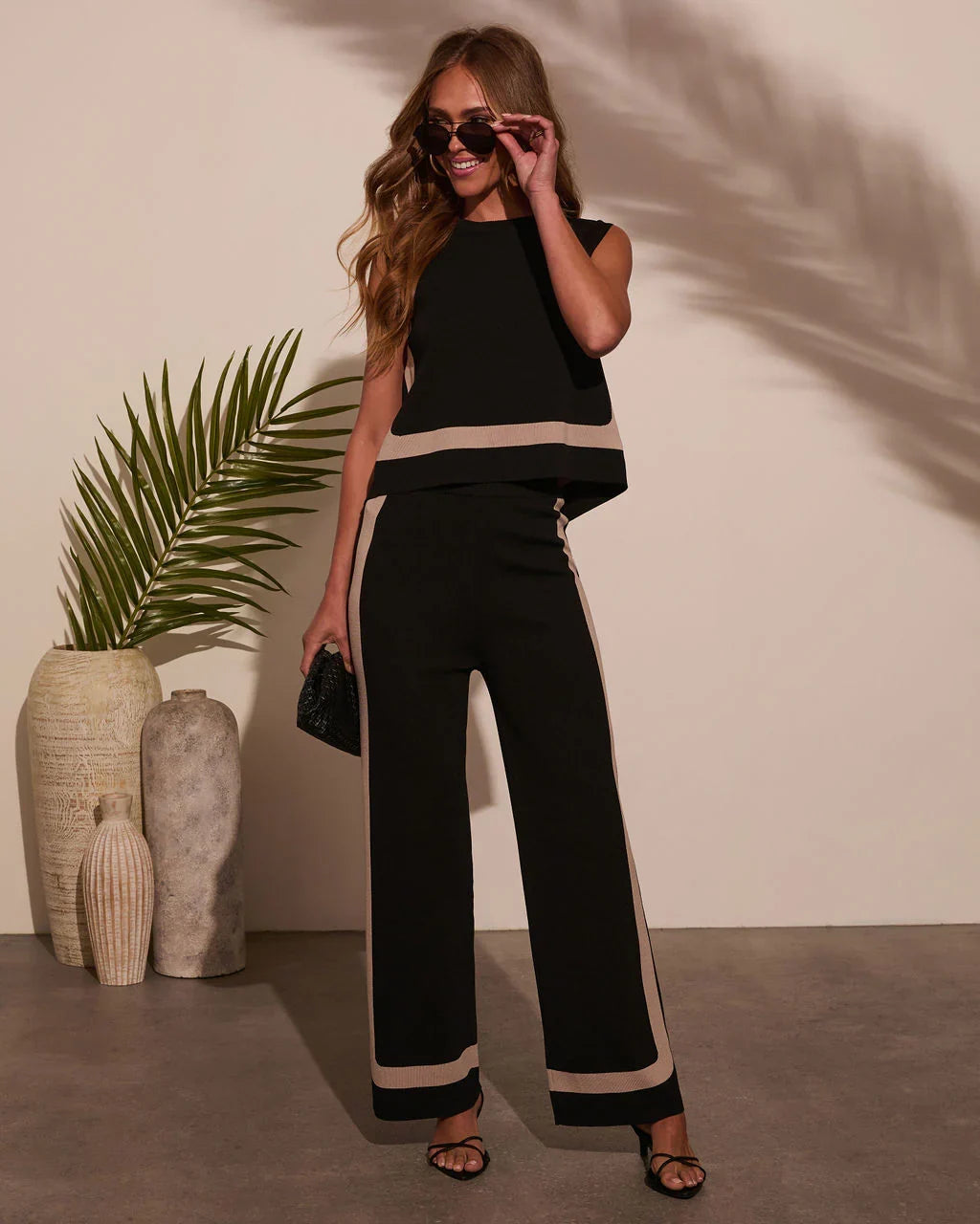 Cool Again Contrast Trim Top