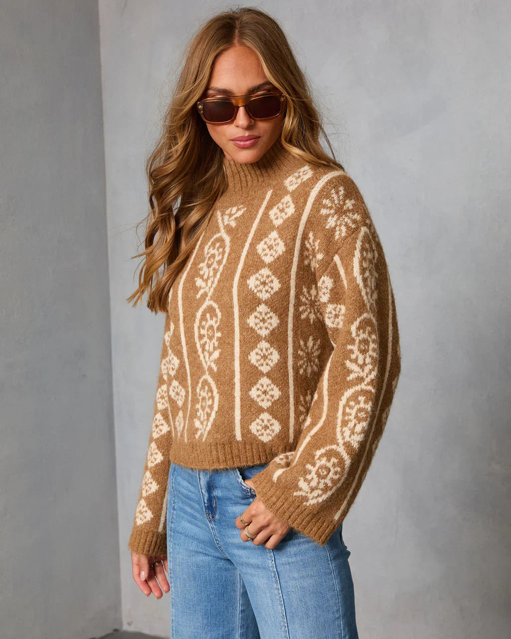 Homebody Season Abstract Sweater