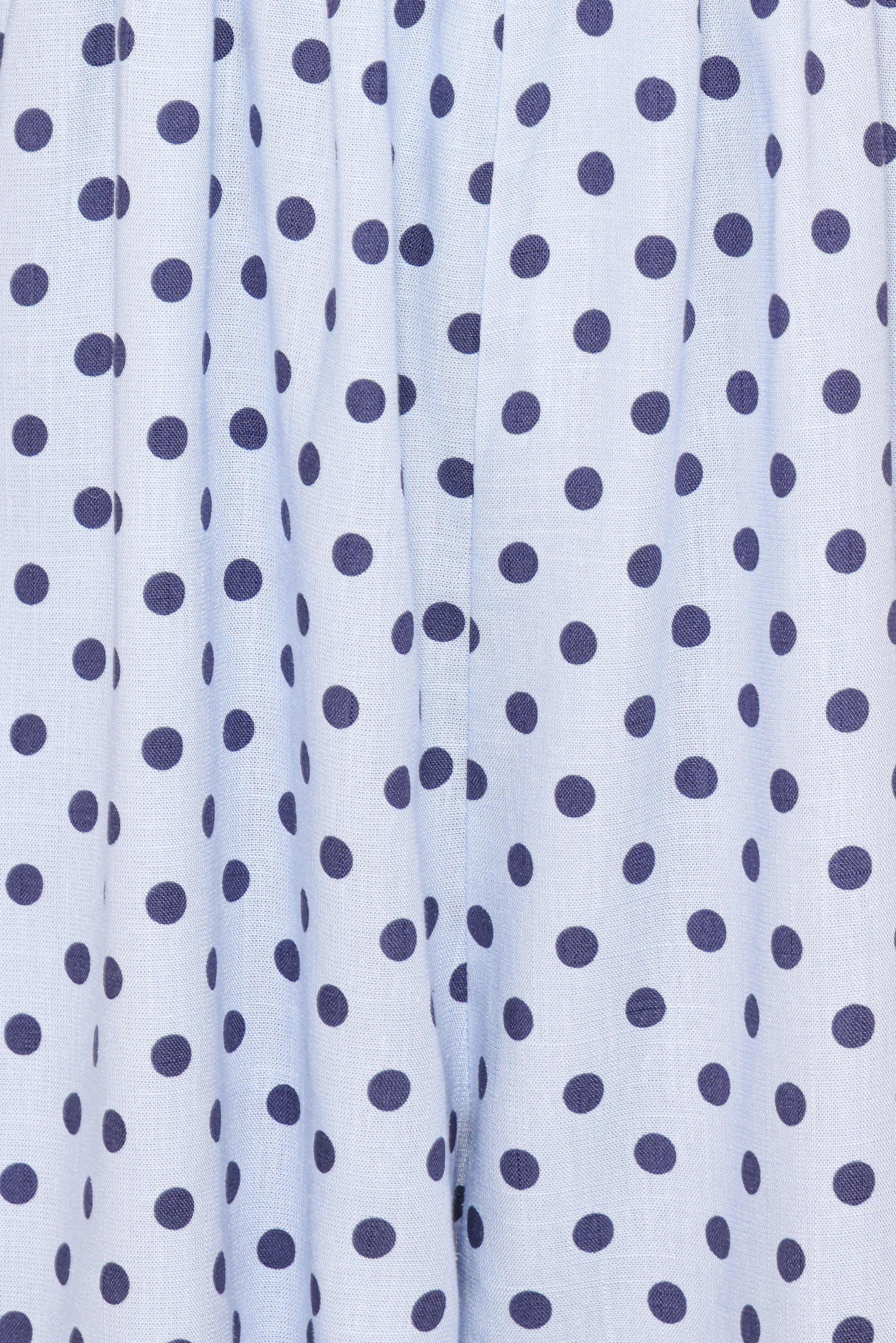 Quinley Romper Blue Polka Dot
