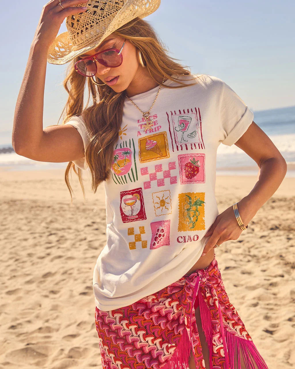 Lets Take A Trip Short Sleeve Graphic Tee