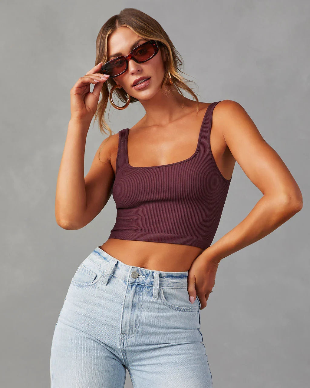 Deva Ribbed Tank Brami