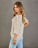 Morning Muse Short Sleeve Knit Top