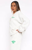 Offstage Zip Front Hoodie Glacier Grey
