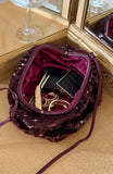 June Clutch Bag Burgundy
