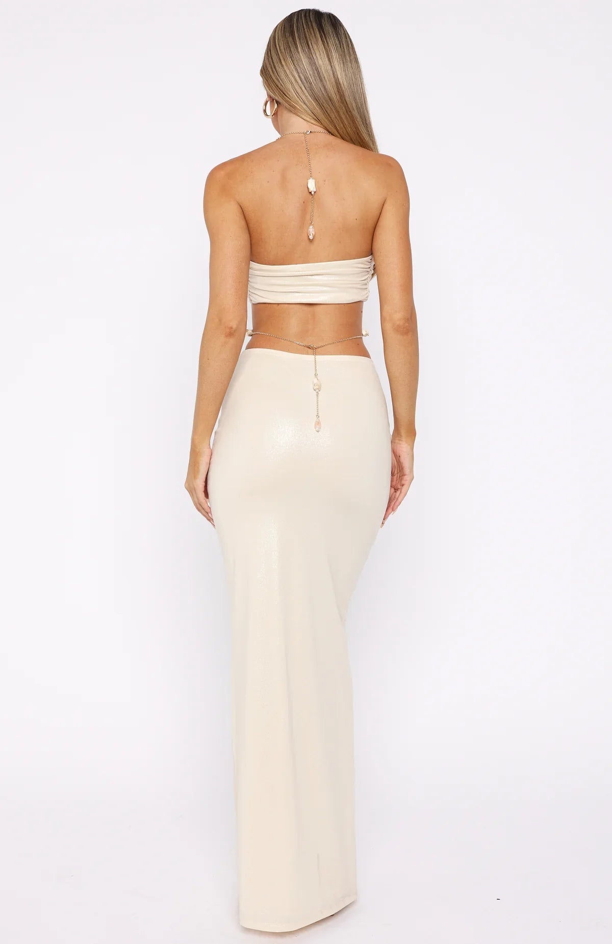 Electric Memories Maxi Dress Pearl