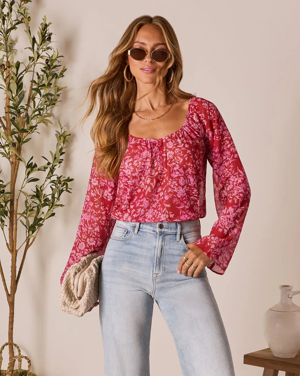 Nelda Floral Printed Top