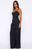 High Line Pants Navy Pinstripe