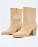 Wrenley Suede Ankle Booties