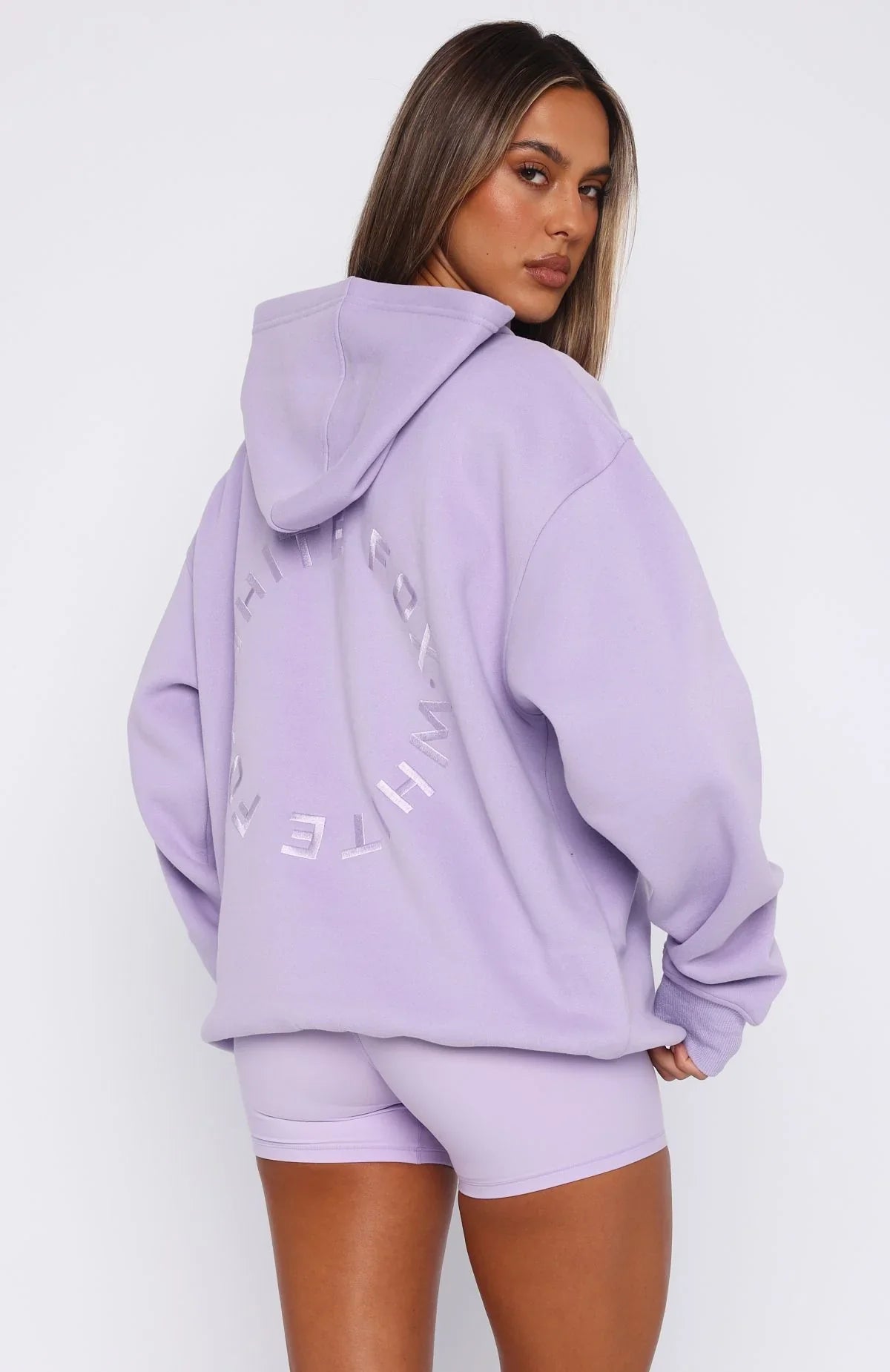 Stay Lifted Oversized Hoodie Lavender