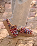 Emberlane Embroidered Platform Mules