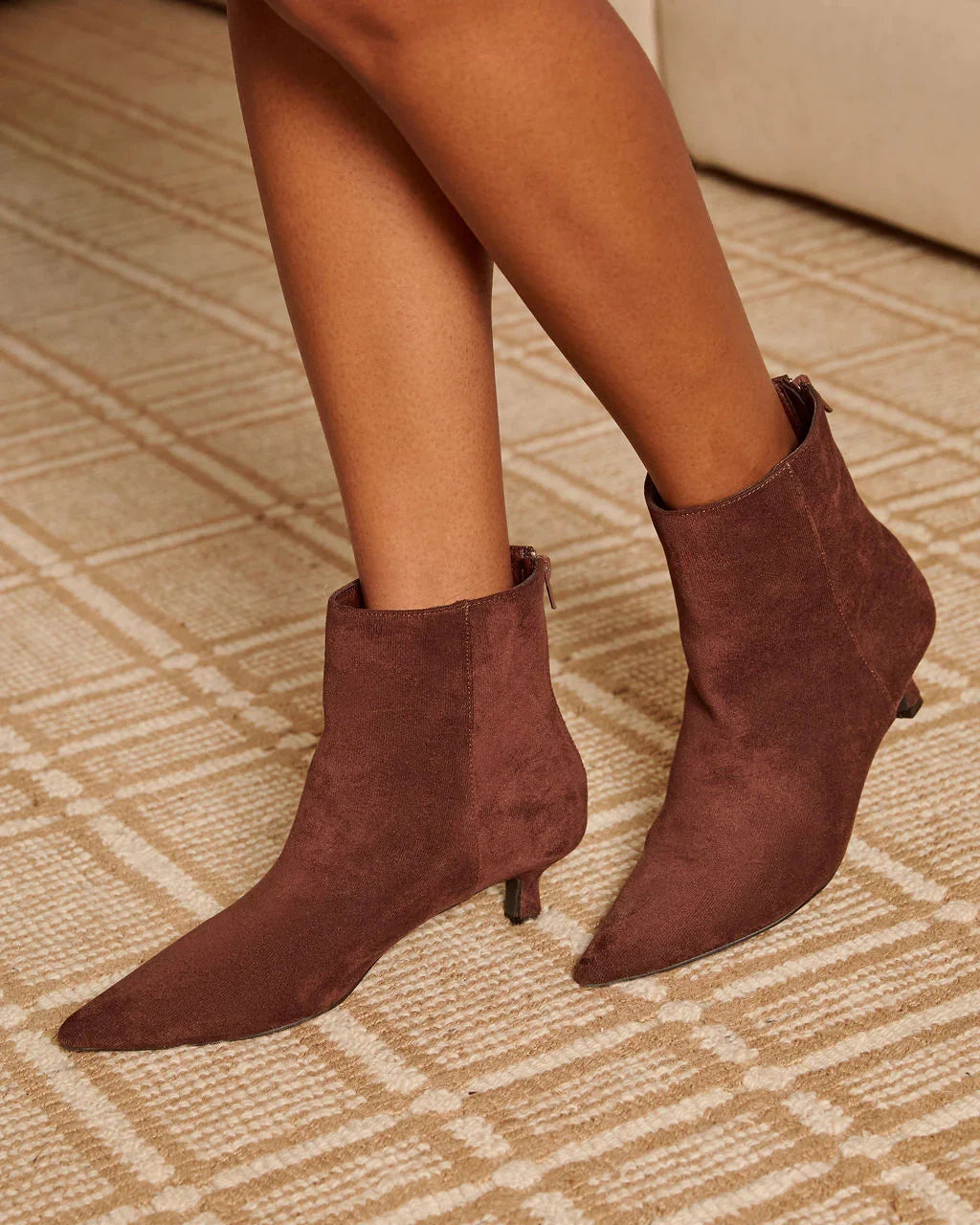 Cordee Suede Ankle Booties