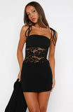Pretty Savage Lace Bodysuit Black