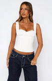Chasing Shadows Bustier Off White