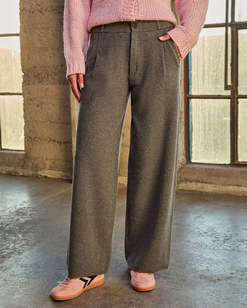 Quiet Reset Knit Straight Leg Pants