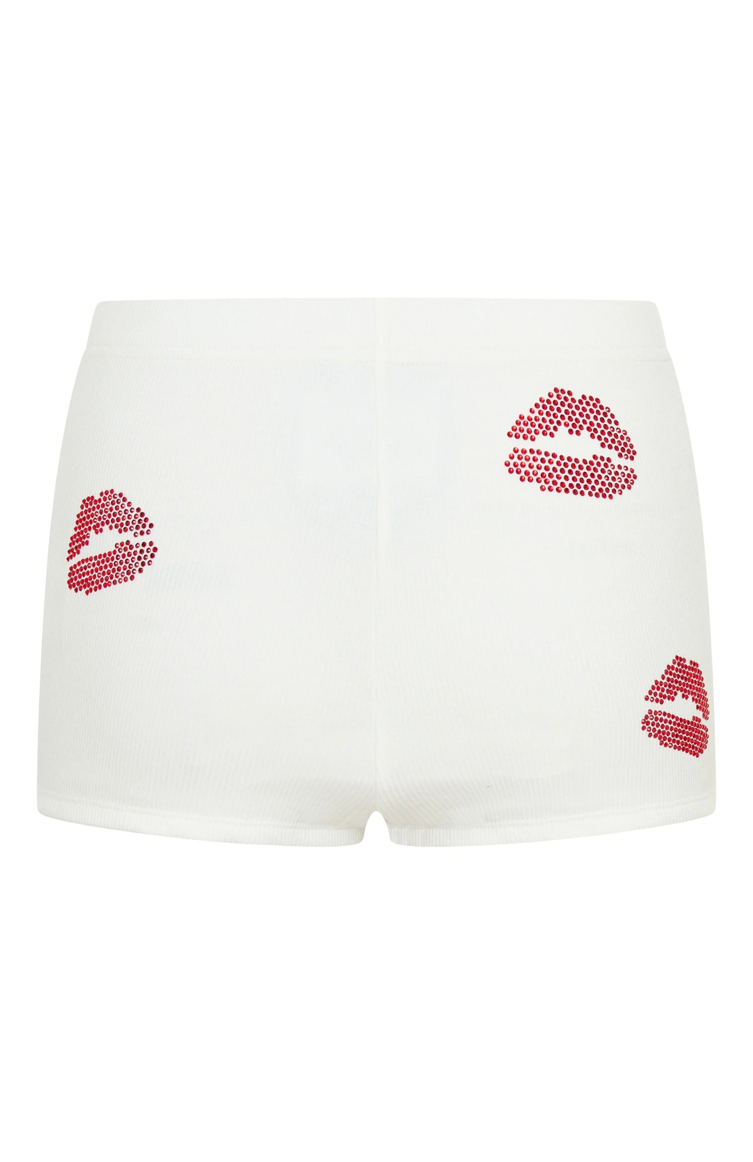 Pepper You In Kisses Booty Shorts White