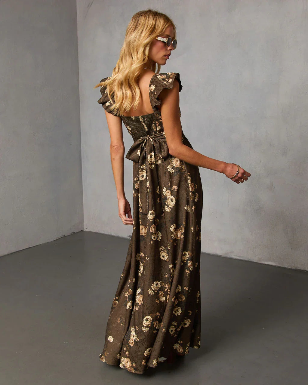 Prairie Reverie Printed Midi Dress