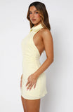 Loves It Mini Dress Lemon