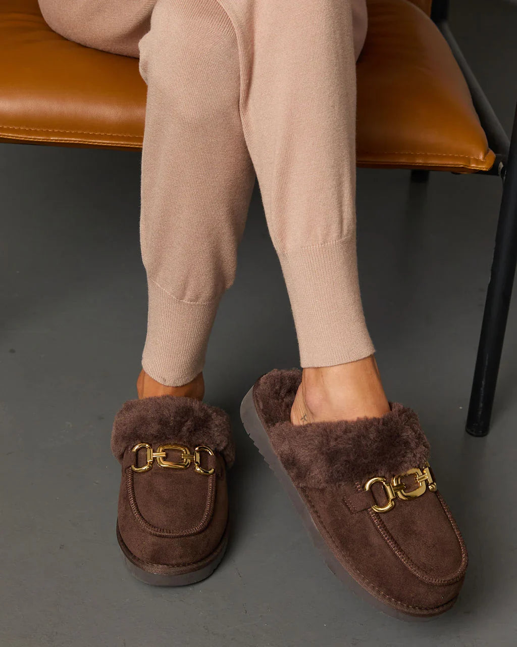 Toasted Oat Suede Horsebit Loafers