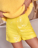 Glissette Mini Sequin Shorts