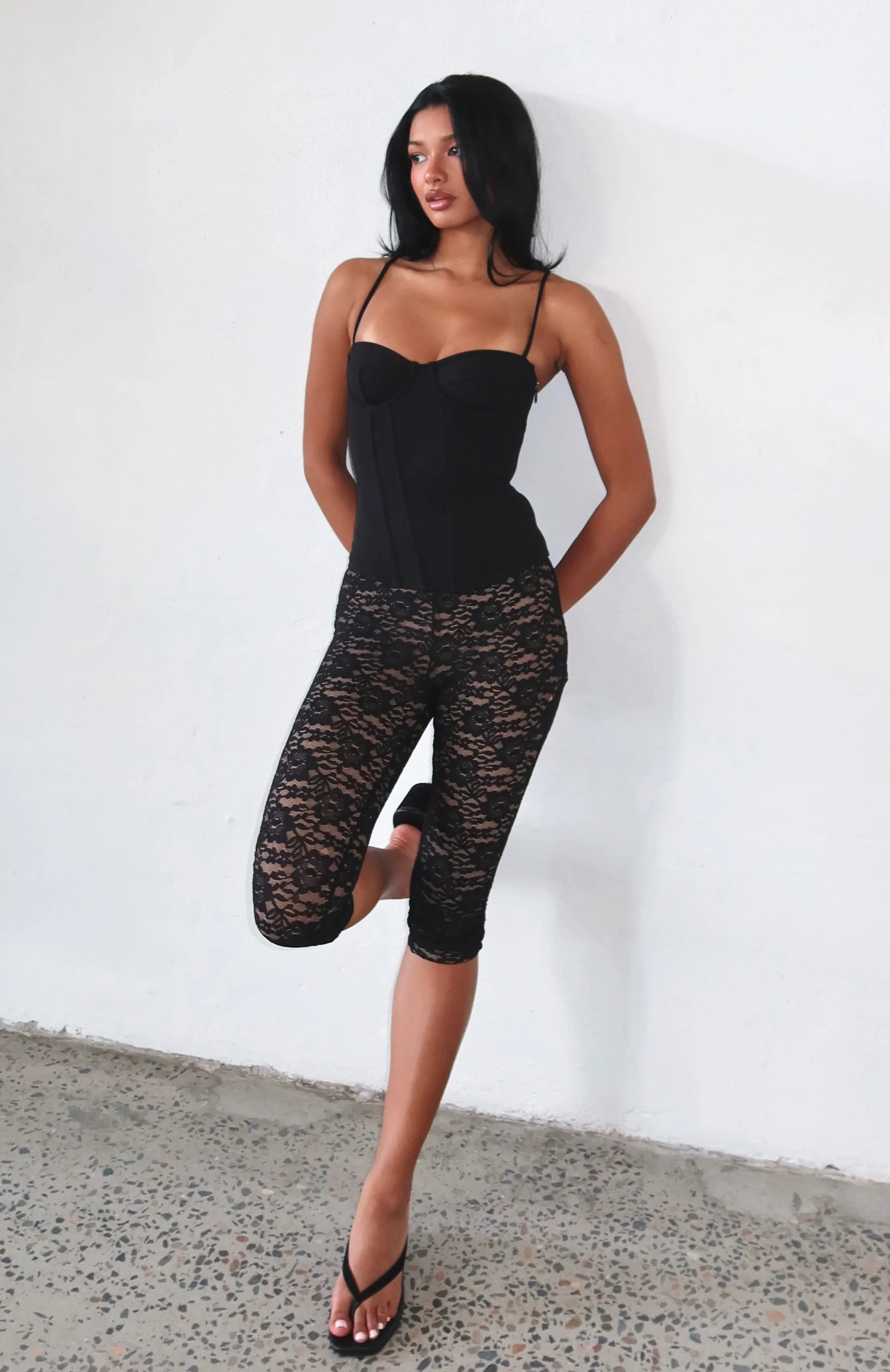 Moonlight Dance Bustier Black